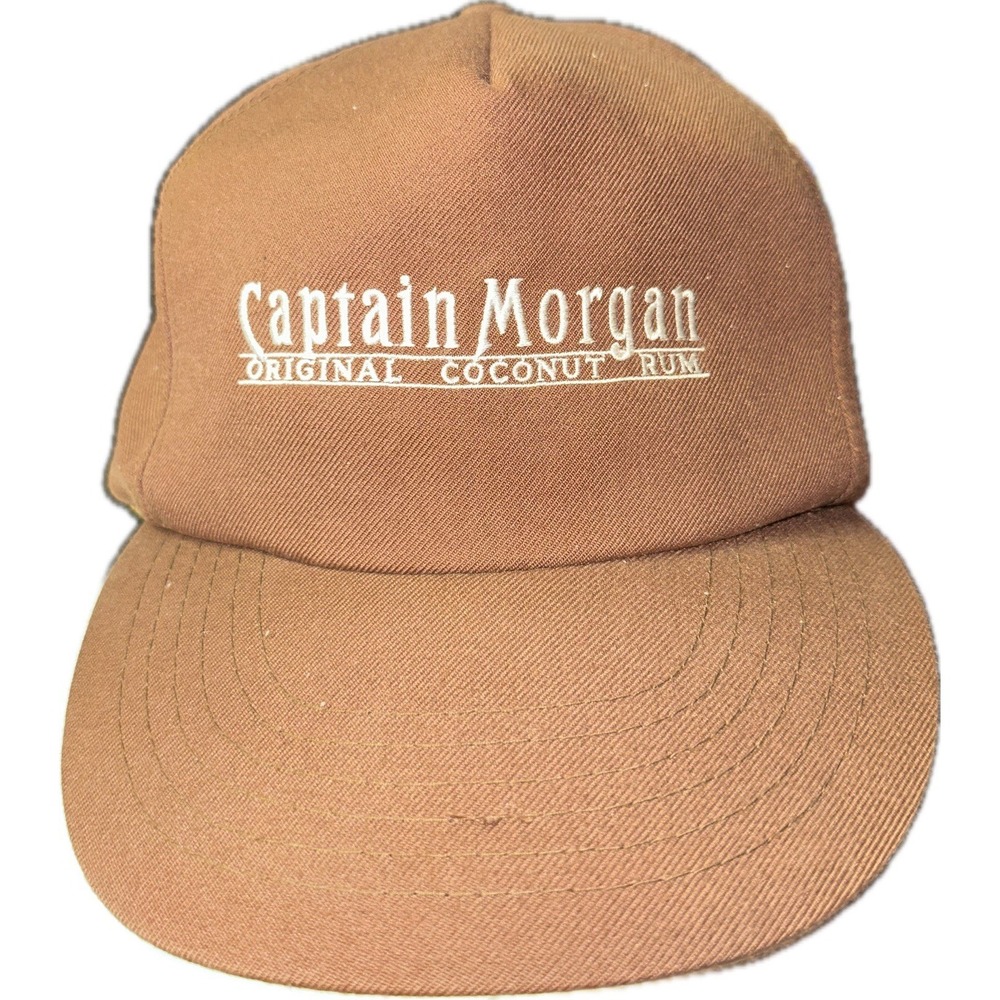 Trucker Hat Baseball Cap Vintage Snapback Captain Morgan Original Coconut Rum